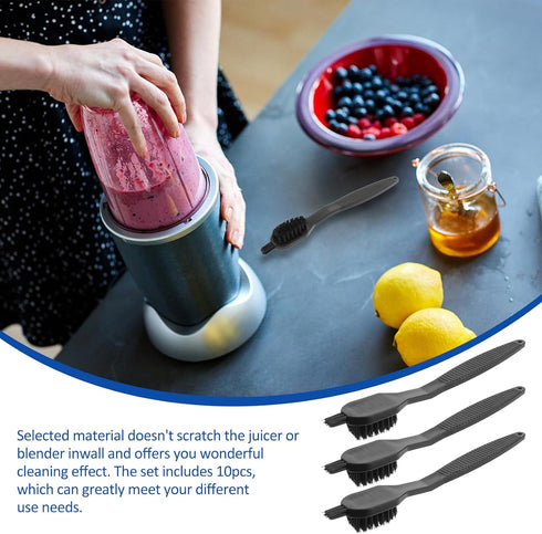 OSALADI 10Pcs Crevice Cleaner Brush Gap Cleaning Brush Juicer Cleaning Brush Hard Bristle Brush Household Cleaning Brushes Cleaning Brush Set for ...