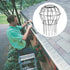 11Pcs Gutter Guard Downspout Leaf Filter Set, 2 Inch 304 Stainless Steel Seeds Debris Down Pipe Gutter Balloon Guard Filter Strainer Gutter Protec...
