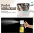 Glass Olive Oil Dispenser Bottle & Oil Sprayer Bottle 2 In 1 for Kitchen Cooking, Auto Flip Cap, 18oz White...