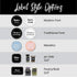 AllSpice Ultimate Spice label Set 525 Preprinted Water Resistant Round Spice Jar Labels Set 1.5" with Extra Fine White Paint Pen(Modern Black)...