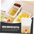 1pc Cold Water Bottle Fridge Lemonade Bucket 3.5L Drink Dispenser for Fridge Beverage Dispenser for Fridge Lemon Pitcher Holder Refrigerator Kettl...