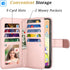 Galaxy A21 Case, for Samsung Galaxy A21 Wallet Case, Takfox PU Leather w 9 ID Credit Card Holder Slots Folio Flip Magnetic Detachable Hard Cover C...