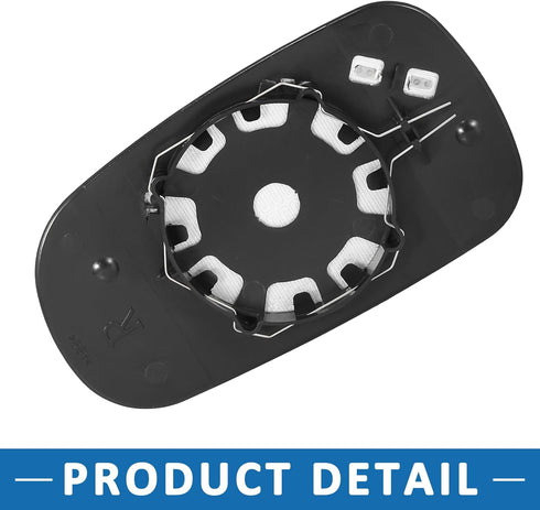 Passenger Right Side Heated Mirror Glass Replacement 12795610 Car Accessory for SAAB 9-3 2003-2011...