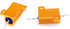 25 Watt 200 Ohm 5% Wirewound Resistor Electronic Aluminium Shell Resistor Gold (Pack of 2)...