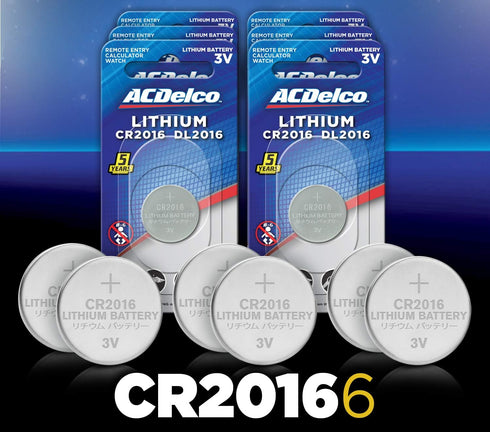 ACDelco 3V Lithium Coin Cell & Watch, Electronics Button Batteries, 6 Count...