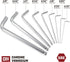 Powerbuilt Alltrade 640081 SAE Long Arm Ballend Hex Key Set, 9 Piece...