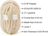 Chenille Chunky Yarn Super Bulky Soft Thick Fluffy Jumbo Giant Washable Polyester Big Yarn DIY for Arm Knit Blanket Cushion Bed Sofa Home Decor,Be...