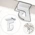 STORE FIXTURES DIRECT Extra Heavy Duty White Aluminum Drop Ceiling Hooks, One Piece Ceiling Grid Clips - 5 Pack...