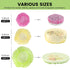 HANSGO 120PCS Bowl Covers Reusable, Elastic Food Storage Covers Plastic Shower Cap Fresh Keeping Bags for Sourdough Bread, Alternative to foil(3 S...