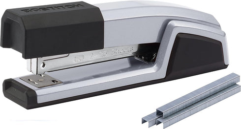 Bostitch Office Epic All Metal 3 in 1 Stapler, 25 Sheet Capacity, with Integrated Remover & Staple Storage, Silver (B777R-SLV)...