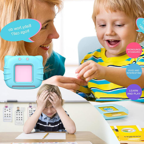 Talking Flash Cards for 3-6 Kids Sight Words Educational Toys Makolle Toddler Learning Toys Speech Therapy Sensory Toys for Autistic Children 224 ...