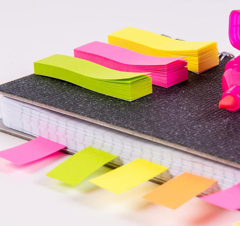 4000 Sheets Index Tabs - 0.6 x 2in Page Markers, Small Self-Stick Note Pads, Bright Colors Page Flags Sticky Index Tabs, 40 Pack Sticky Notes for ...