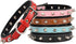 Spiked Studded Padded Leather Pet Collars for Cats Puppy Small Medium Large Dogs (10.5"-13" Neck * 0.6" Wide, Black Spiked)...