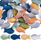 SUNNYCLUE 1 Box 80Pcs Fish Beads Bulk Small Fish Animal Beads Summer Sea Animals Fish Charms Blue Orange Double Sided Electroplated Frosted Fish L...