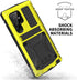 Samsung S22 Ultra 5G Metal case with Kickstand Screen Protector Case Sturdy Military Armor Durable Full Body Heavy Duty Shockproof Drop Tested Out...