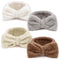 YISSION 4PCS Spa Headband with Bow No Slip Head Band for Face Wash Makeup Skincare Facial Headband Elastic Hair Band Microfiber Headbands for Wome...