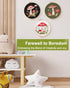 Santune 3 Sets Embroidery Kit for Beginners,Cross Stitch Needlepoint Kits for Adults Starter Easy Stamped Mushroom Pattern Fabric Hand Crafts,Hoop...
