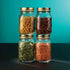 Bormioli Rocco Quattro Stagioni set of 4 Clear Airtight Mason Jars, 17 Oz. Made from BPA Free Durable Glass, Made In Italy....