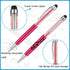 Outus 24 Pieces Stylus Music Pen Crystal Ballpoint Pens Retractable Touch Screen Pens Capacitive Diamond Writing Pens Music Note Ballpoint Pen 2-i...