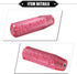 Gear Shift Knob Stick, 15cm Faux Crystal Transparent Bubble Gear Shifter Universal for Manual Transmission Vehicle Durable Acrylic Red with Adapte...