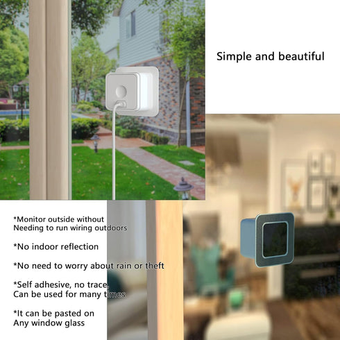 ( Pack of 2 Window Mount for Blink Mini, Through Window Use Blink Mini, No Indoor Reflections...