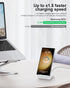 15w Android Wireless Charging Stand for Google Pixel 8 Pro 7 pro 7a 7 6 pro, QI Wireless Charger Station for Samsung Galaxy S24 S23 S22 Ultra Appl...