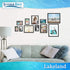 Icona Bay 8x10 Black Picture Frame - Contemporary Photo Frame 8 x 10 - Composite Wood Frame for Walls or Tabletop - Lakeland Collection...