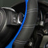 CAR PASS Line Rider Microfiber Leather Sporty Steering Wheel Cover Universal Fits for 95% Truck,SUV,Cars,14.5-15inch Anti-Slip Safety Comfortable ...