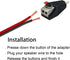 Poyiccot Speaker Wire to RCA Adapter Converter, RCA to Speaker Wire Adapter Subwoofer Phono Male to AV 2 Screw Terminal Video Audio Spring Press T...