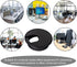 20 Pack 1-3/8 Inch/35mm Round Plastic Desk Grommets, Black Wire Organizer Caps, PC Computer Port Cable Hole Cover, Perfect for Hide Data Cords in ...