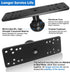 Aluminum Fish Finder Mount with 1.5 Inches/C Size / 38mm Ball, Universal Mounting Plate for Garmin, Lowrance and More, Compatible with RAM Mount, ...
