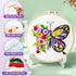 MRHMX ART Embroidery Kit Butterfly Flower Pattern 3 Sets for Beginners,Stamped Cross Stitch kits for Adult,Hand Cross Stitch Kits Women with Embro...