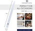 Colonial Candle Handipt Taper Candle, 10 in, White 12 count...