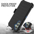 for Samsung Galaxy A54 5G Phone Case with 2 Pack Tempered Glass Screen Protector, Belt Clip Holster Rugged Heavy Duty Military Shockproof Protecti...