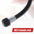 Tool Daily Pressure Washer Whip Hose with Swivel, Hose Reel Connector Hose for Pressure Washing, 2 FT (3/8 NPT Solid + M22 Female)...
