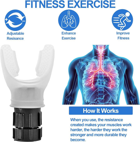 Fitness Exercise Trainer Portable Adjustable Trainer for Oral and Muscular Exercise - for Daily Fitness Training, Easy to Clean Adjustable Exercis...