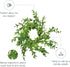 CWI Gifts Plastic Wreath Rings - 9 inch - Wreath Decor for Front Door and Candle Decorating - Spring Green...