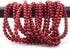 8mm Natural Red Agate Stone Round Loose Stone Beads for Jewelry Making DIY Crafts Design 1 Strand 15" APPR.43-45pcs...