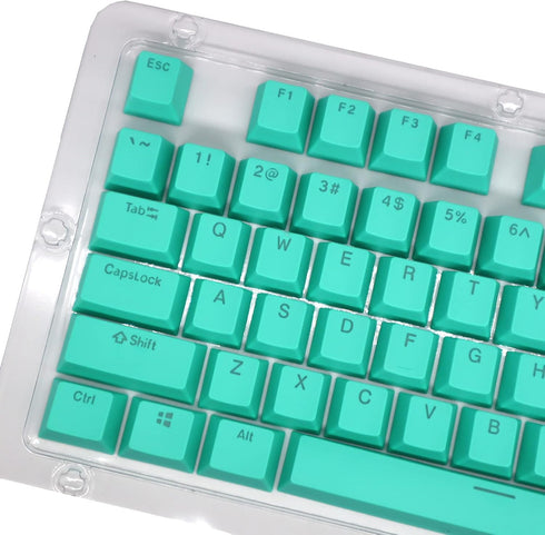 PBT Keycaps, 108 Keys P9 Mechanical Keyboard Key Backlit Key Character Translucent Key DIY Keycaps,for 61/64/87/104/108 Key Mechanical Keyboards(C...