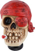 Skull Gear Shift Knob One-Eyed Pirate Racing Lever Stick Shifter Handle fit Most Manual Automatic Trucks SUV Cars, Red...