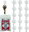 16-Pack Mini 3/4 inch (Made in Pennsylvania) Heavy Duty Suction Cup Hooks for Glass Windows. for Signs Holiday Ornaments Suncatchers (Holds ¼ Poun...
