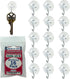 16-Pack Mini 3/4 inch (Made in Pennsylvania) Heavy Duty Suction Cup Hooks for Glass Windows. for Signs Holiday Ornaments Suncatchers (Holds ¼ Poun...