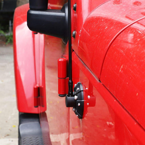 Voodonala for Jeep Radio Antenna Base Cover Antenna Housing Mount Lid Cap Base Fit for Jeep Wrangler 2007-2025+ JK JKU JL JLU Gladiator JT 4xe Ext...