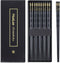 Fiberglass Chopsticks Series - Japanese Non-Slip Chopstick, Reusable Chop Sticks Dishwasher Safe, 5 Pairs, Gift Set, 9.9 Inches, Black...