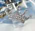 Gyn&Joy Shine Silvery Tone Clear Crystal Rhinestones Queen Princess Crown Pin Brooch...