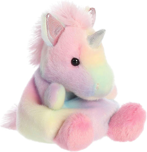 Aurora® Adorable Palm Pals™ Sorbet Unicorn™ Stuffed Animal - Pocket-Sized Play - Collectable Fun - Rainbow 5 Inches...