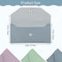 3 Pieces Money Cash Envelopes Bag, Pletpet PU Leather Cash Money Pouch Cash Wallet Envelope Reusable Budget Envelope for Spring Festival Wedding B...