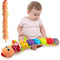 Baby Toys for 0-3-6-12 Months,Musical Caterpillar Infant Toys with Rattle Crinkle Squeakers,Stuffed Animal Tummy Time Toys Plush Crawling Newborn ...