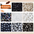PH PandaHall 1840 Pcs 6/0 4mm 8 Colors Glass Seed Beads Lined Pony Bead Waist Beads Tiny Spacer Czech Beads for Earring Bracelet Necklace Key Chai...