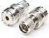 Mini UHF Male to UHF Female Connector Pl259 Coax Adapters UHF to Mini uhf Coaxial Adapter SO239 RF Adapter 2Packs...